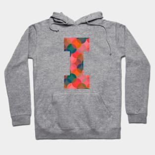 Letter I Initial Hoodie